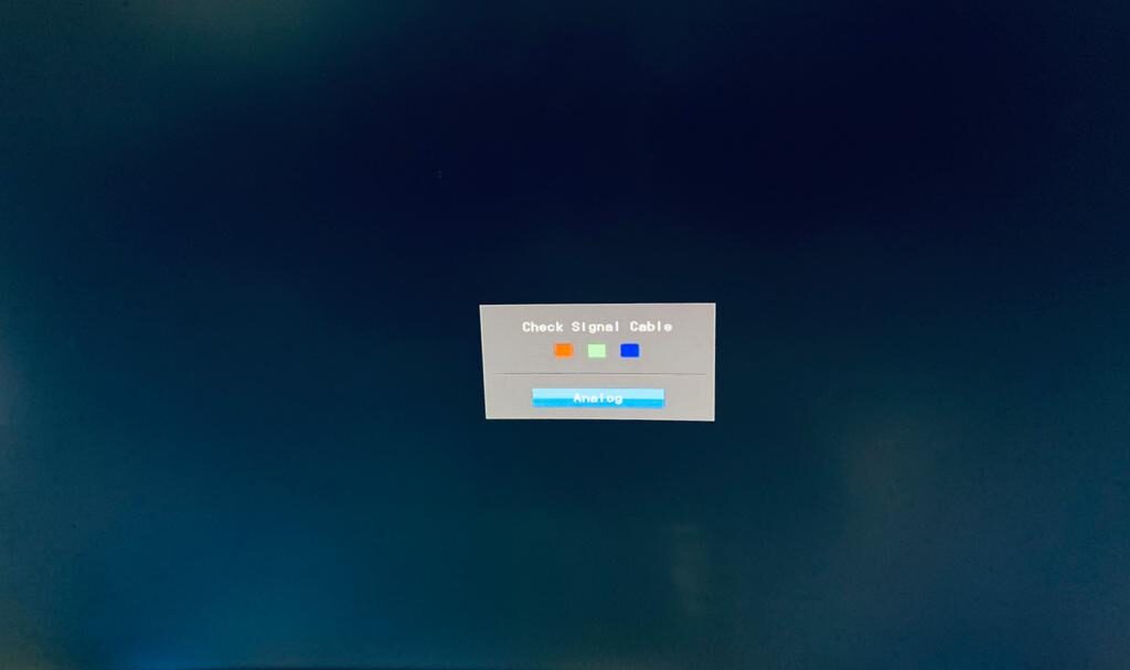 حل مشكلة no signal في الشاشة - حل مشكلة check signal cable نهائيا مشكلة ظهور رسالة NO Signal