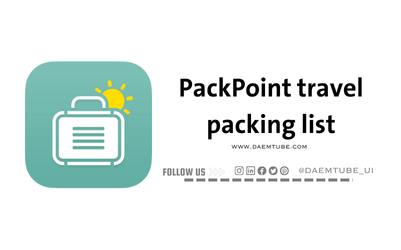 افضل 8 تطبيقات للسفر والتنقل بين المدن لا يمكنك الاستغناء عنها PackPoint travel packing list