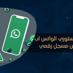 كيف اشوف ستوري الواتس اب لشخص مش مسجل رقمي